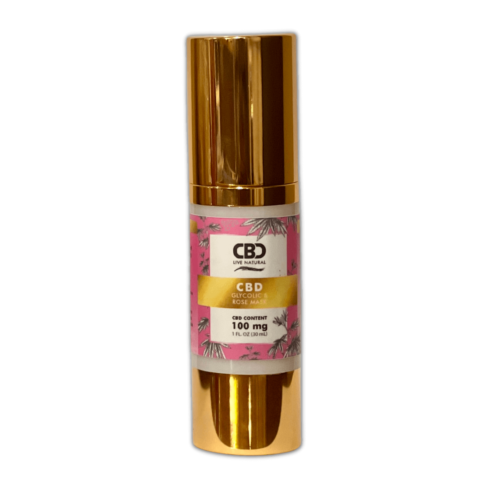 CBD Glycolic and Rose Mask – 100mg